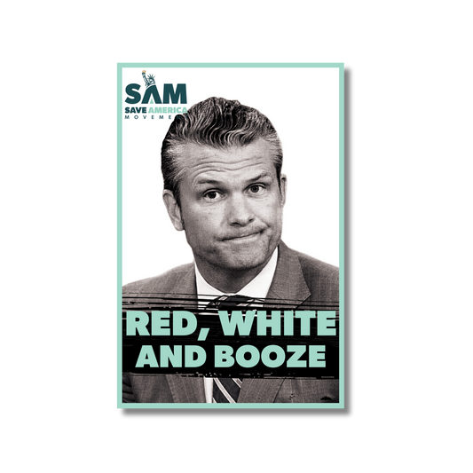 Red, White and Booze Sticker