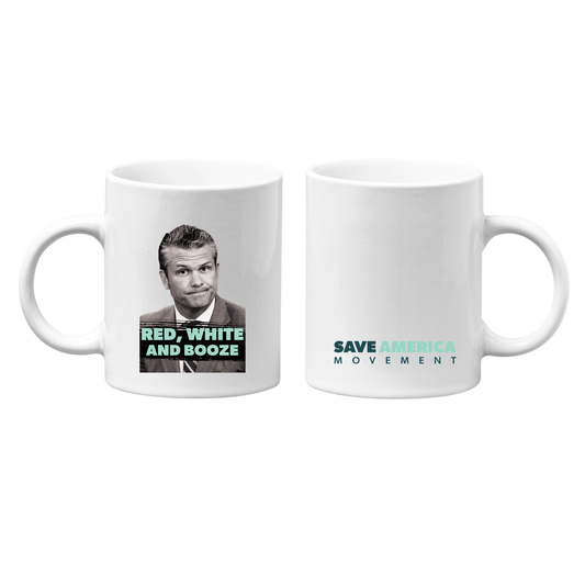 Red, White and Booze Mug