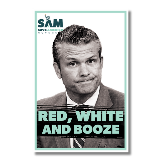 Red, White and Booze Poster