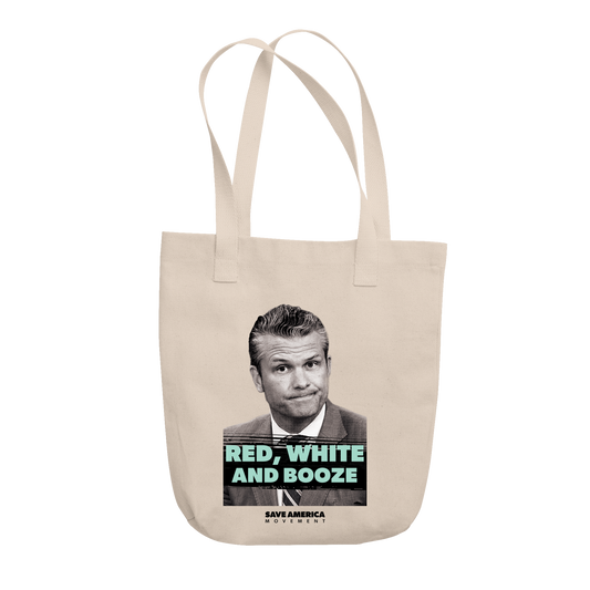 Red, White and Booze Tote
